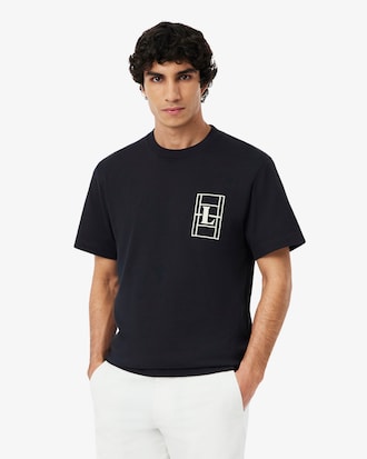 Remera de punto jersey grueso con bordado