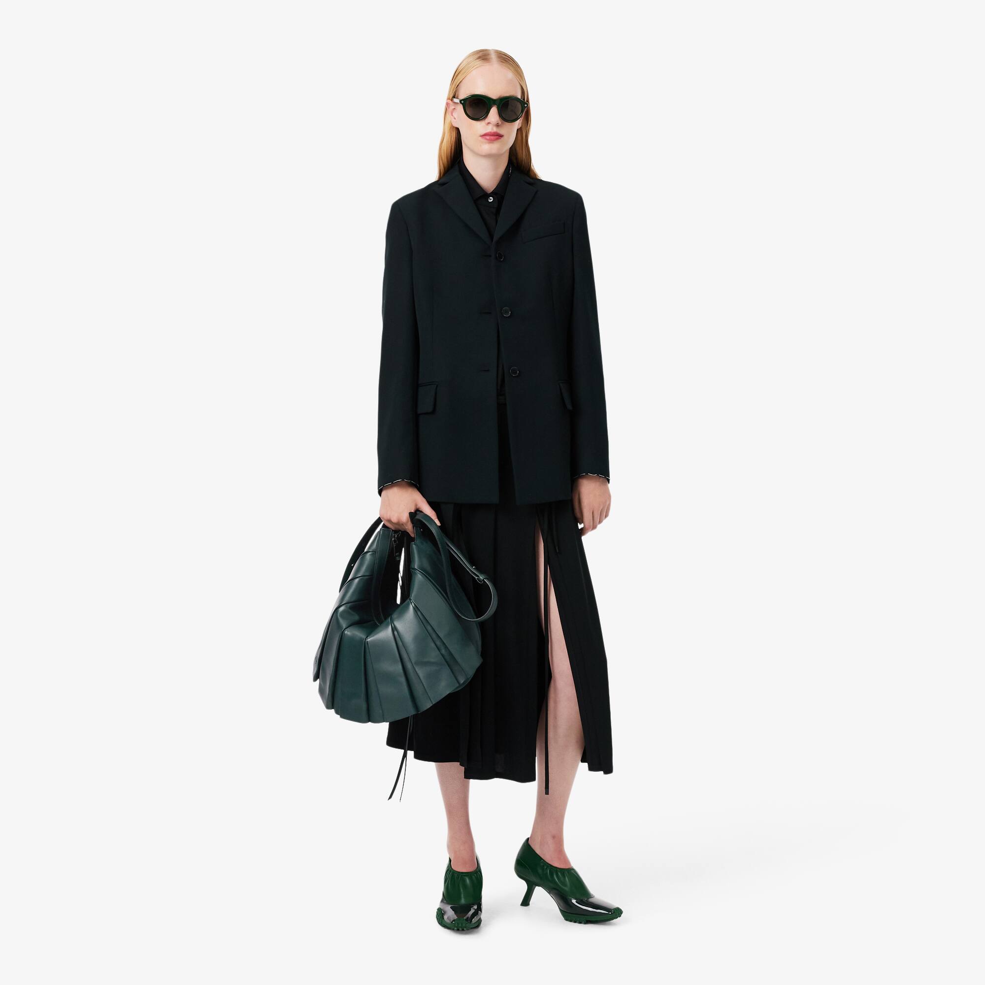 Bolsa Hobo Xl Lenglen em Couro Camurça - undefined - Novidades