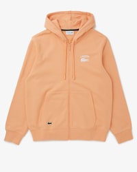 Moletom masculino Lacoste Classic Fit com capuz e z&iacute;per