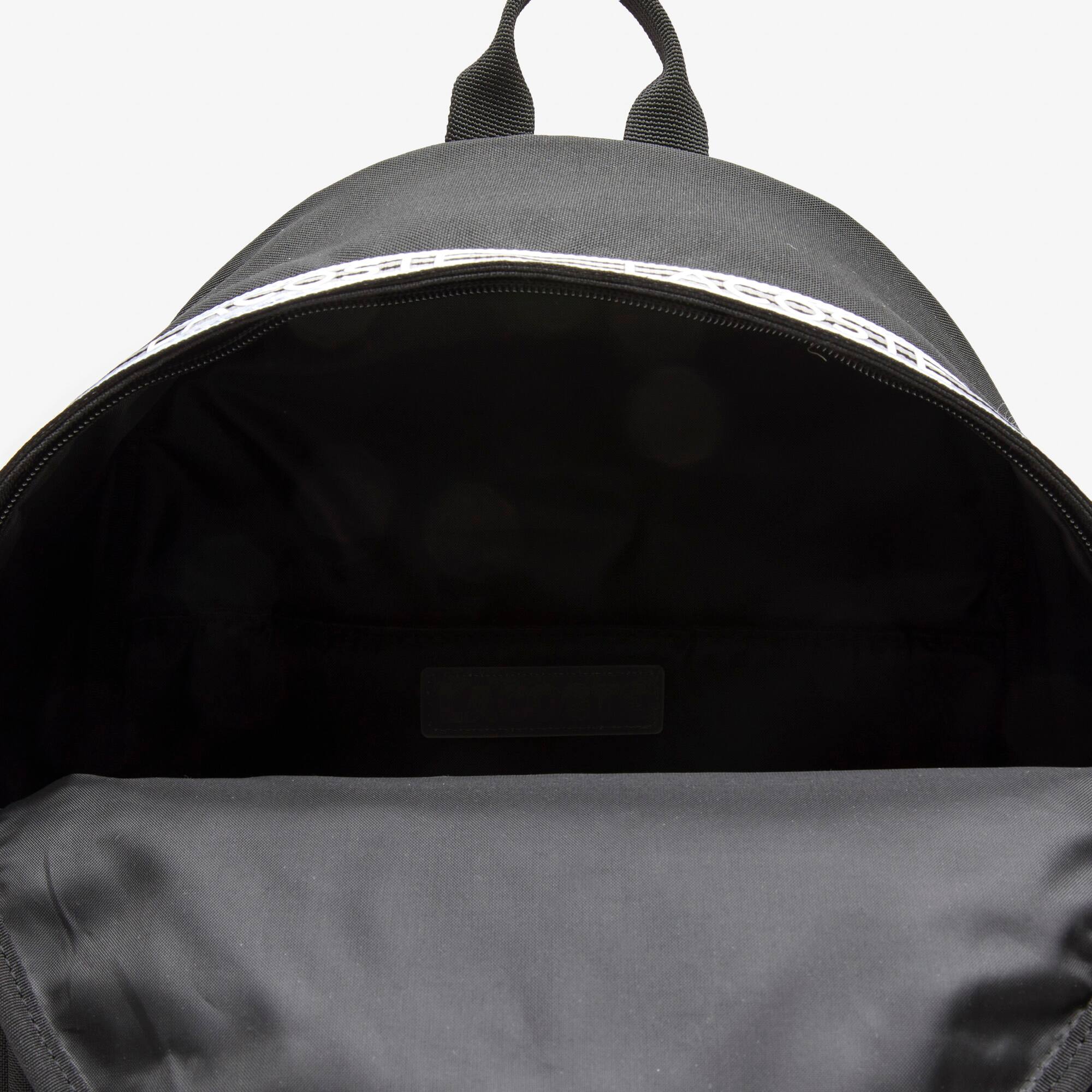 Mochila unissex Lacoste Neocroc com zíper e logo nas alças