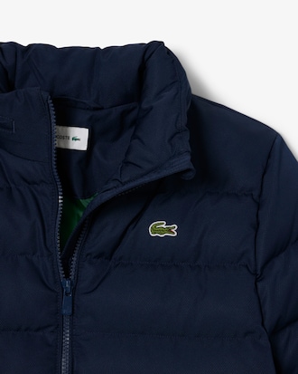 Unisex Campera con capucha acolchada de tafet&aacute;n diamantado