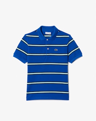 Polo De Petit Pique Con Rayas 