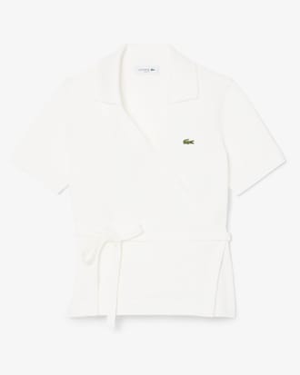 Stretch Mini Piqu&eacute; Wrap Polo Shirt