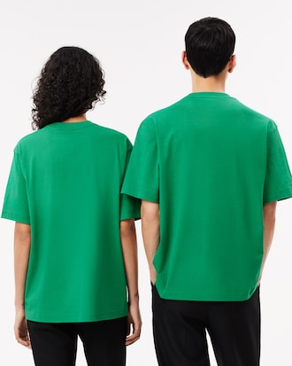 Remera De Algod&oacute;n Con Emblema Fit Holgado