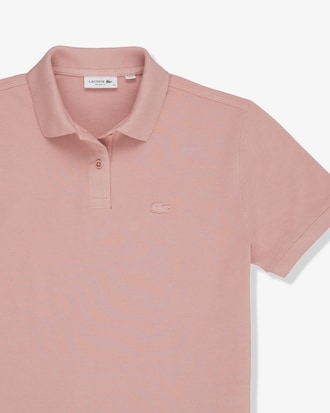 Polo piqué con detalles en contraste