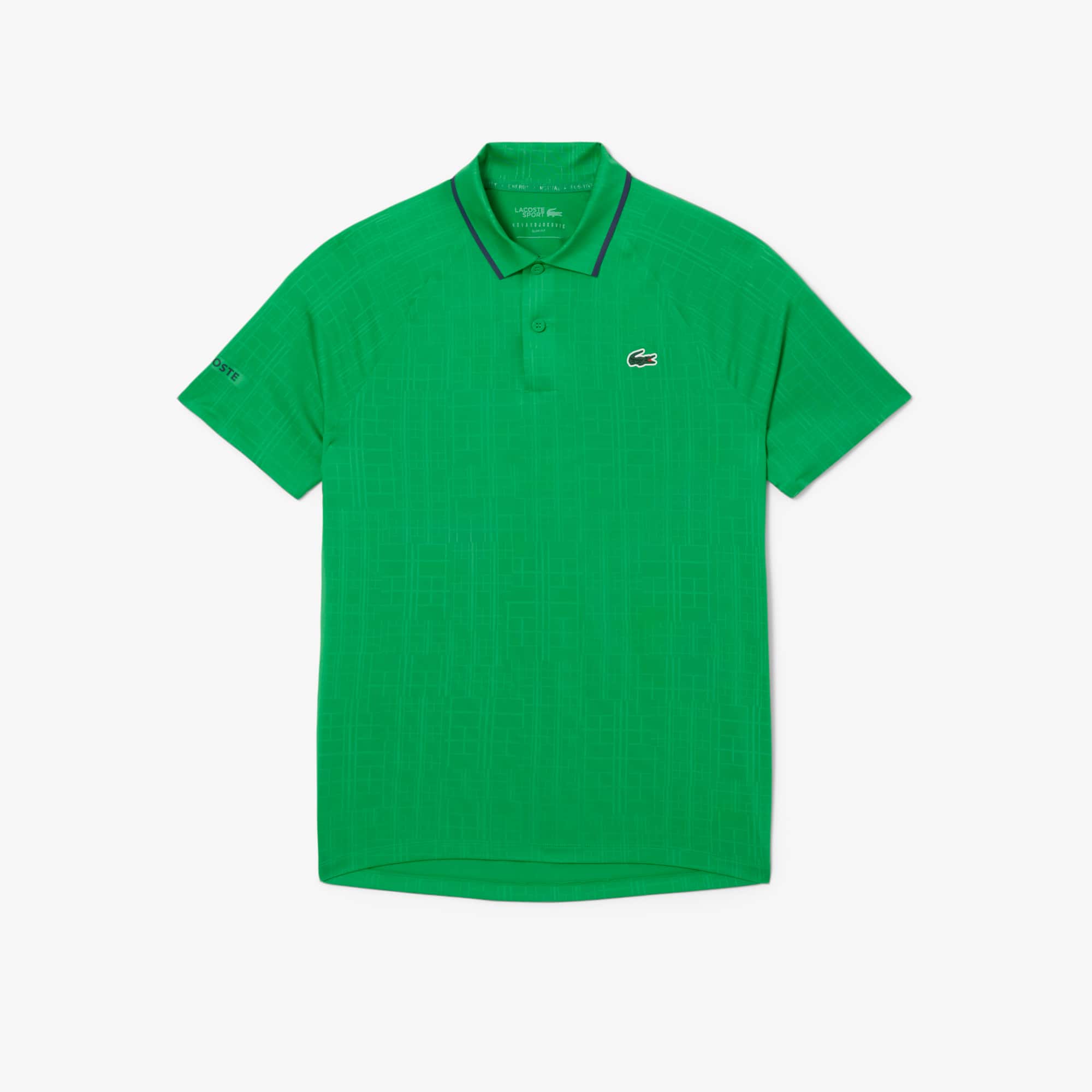 Polo Lacoste Tennis X Novak Djokovic em Malha Ultraleve