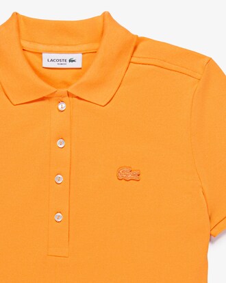 Vestido Estilo Polo De Piqu&eacute; Elastizado Slim Fit