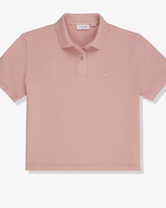 Polo piqué con detalles en contraste