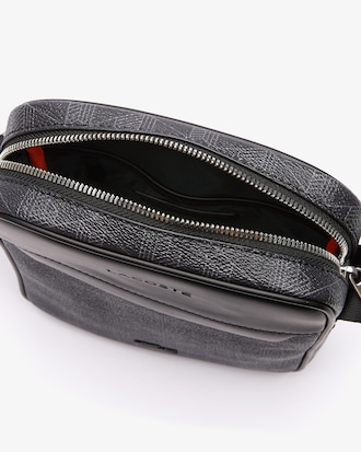 Bolsa vertical masculina The Blend em lona com monograma