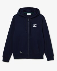 Moletom masculino Lacoste Classic Fit com capuz e z&iacute;per