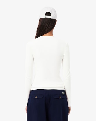 Remera De Algod&oacute;n Acanalada Al Cuerpo