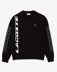 Moletom masculino em piqu&eacute; de duas camadas com modelagem solta