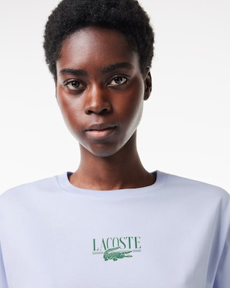 Remera De Jersey Grueso Con Estampa Iconica