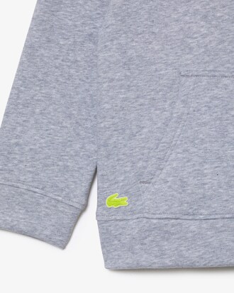 Moletom Infantil com Capuz e Logo Lacoste