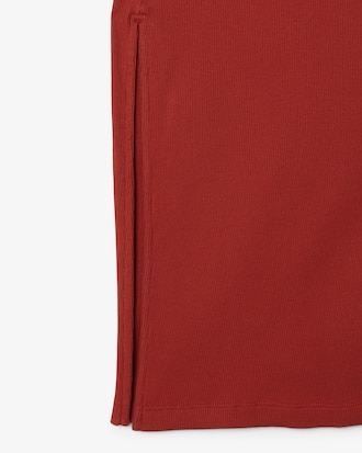 Vestido Polo Longo de Algod&atilde;o Canelado