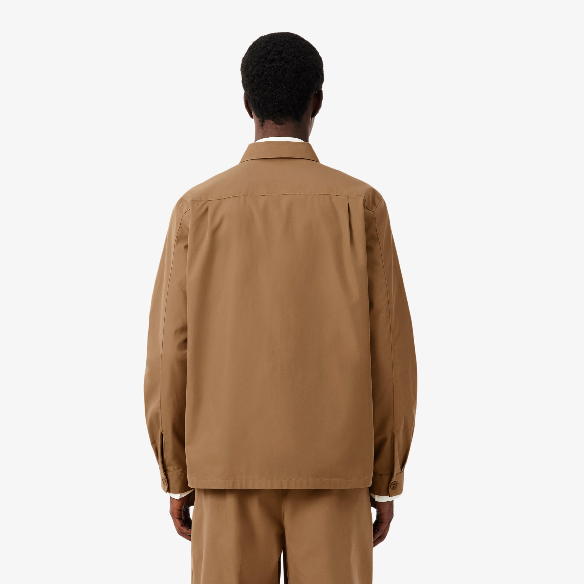 Sobretudo de sarja de algodão misto - Camisas Masculinas