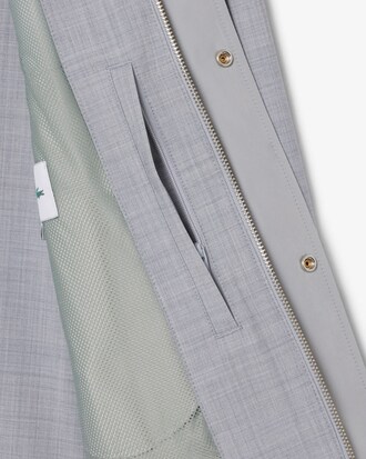 Jaqueta Harrington em Mistura de L&atilde;