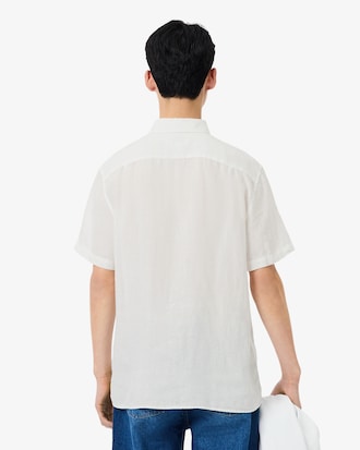 Camisa de Lino Manga Corta