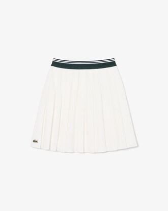 Saia Plissada em Oxford de Algod&atilde;o