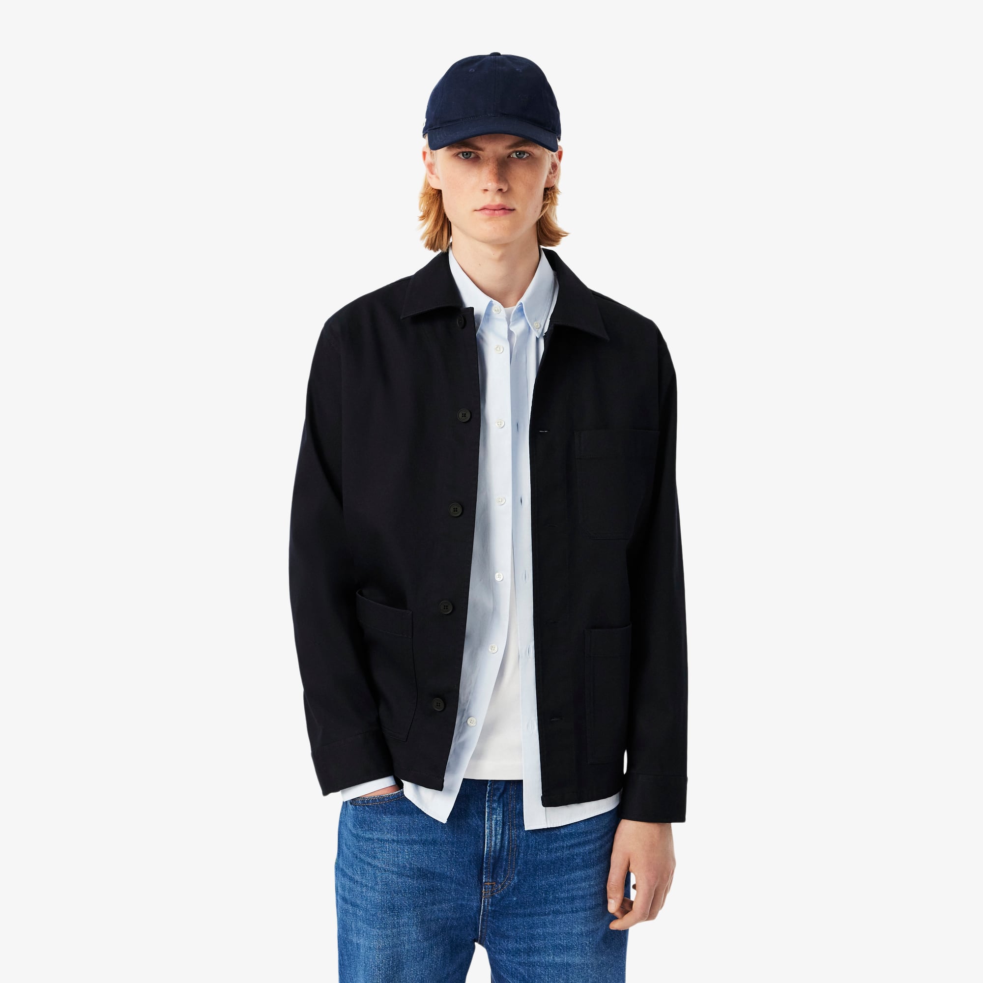 Jaqueta Lacoste Masculina Overshirt de Veludo Cotelê