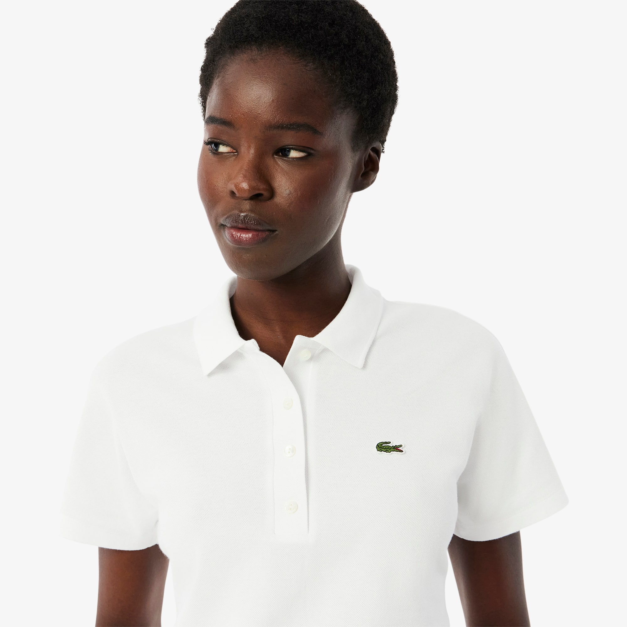 Camisa Polo Piquet com Cós Ajustável em Algodão Lacoste