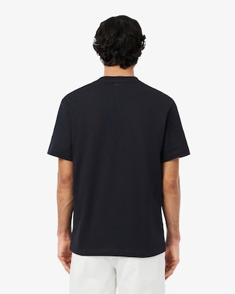 Remera de punto jersey grueso con bordado