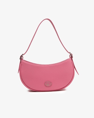 Bolsa feminina Lacoste Meia Lua em Couro Premium