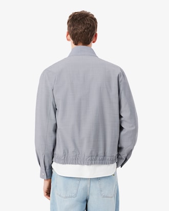 Campera tipo Harrington de mezcla de lana