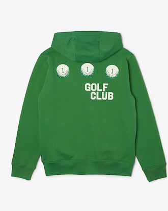 Moletom masculino Lacoste Golf com capuz e modelagem solta