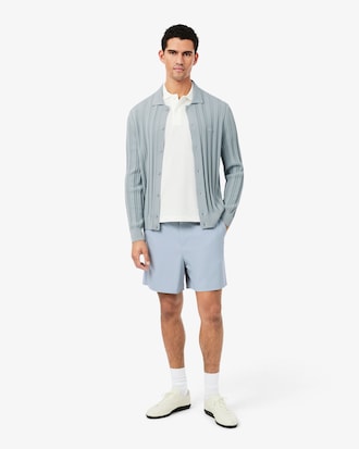 Polo de piqu&eacute; estampado de corte cl&aacute;sico