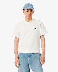 Remera de Algodón Pesado Landscape con Estampa de Cocodrilo