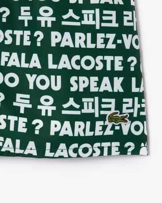 Sunga de Tafet&aacute; Estampada