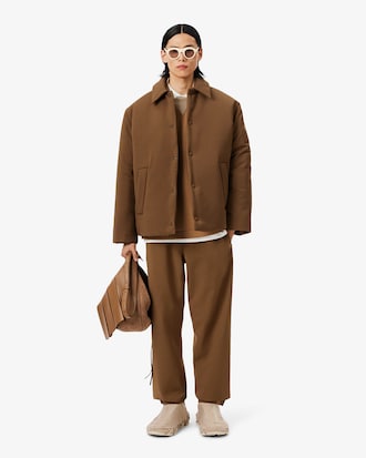 Casaco Acolchoado em Mistura de L&atilde; Runway