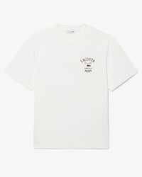 Camiseta de Jersey de Algod&atilde;o com Detalhe Bordado