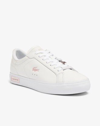 Women's Powercourt Leather Iridescent Detail Trainers