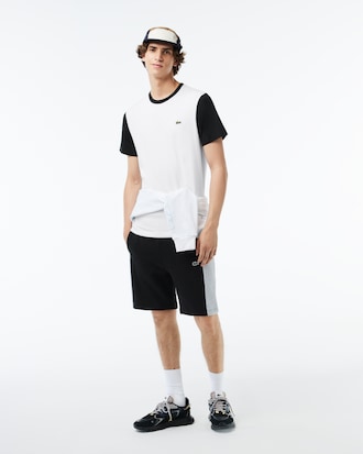 Bon&eacute; Jockey em sarja de algod&atilde;o com colorblock