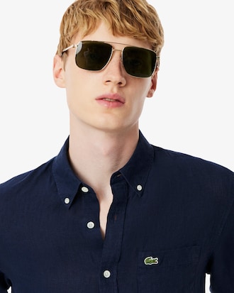 Camisa de Linho de Caimento Regular