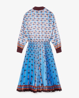 Cal&ccedil;a de Cetim Plissada FW24 Runway