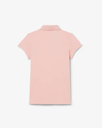 Polo de piqu&eacute; con cuello festoneado