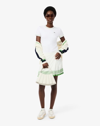 Camiseta de Malha com Acabamento Contrastante