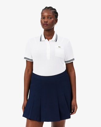 Polo de canal&eacute; de corte ajustado fabricado en Francia