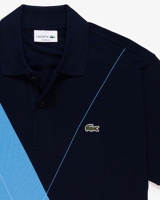 Polo Cl&aacute;ssico Fit em Mini Piqu&eacute; Contrastante