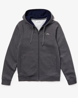 Moletom masculino Lacoste SPORT Tennis com zíper e capuz