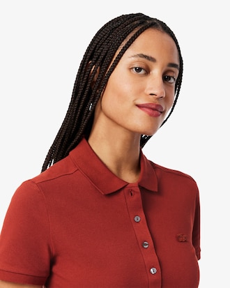 Camisa Polo Mini-Piqu&eacute; Stretch Slim Fit L.12.D