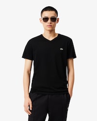 Camiseta de Algod&atilde;o Pima Leve com Gola V