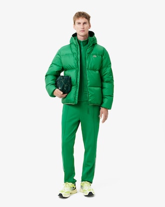Campera Puffer Impermeable Con Capucha Corta