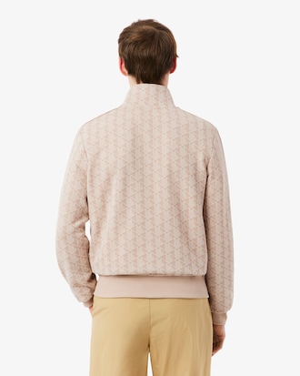 Jaqueta Track Jacquard com Z&iacute;per Paris