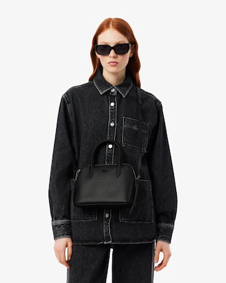 Bolso Pequeño Chantaco Bugatti De Cuero Piqué