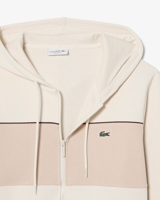 Moletom com Z&iacute;per e Blocos de Cor