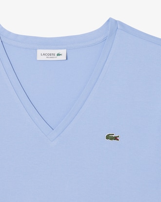 Remera de Algodón Suave Cuello en V Fit Relax